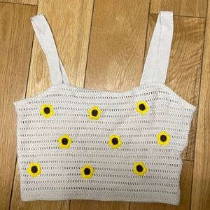 Forever 21 sunflower tank small